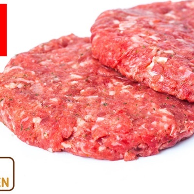 Hamburguesas de ternera con boletus