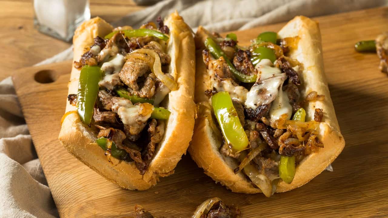 receta philly steak bocadillo