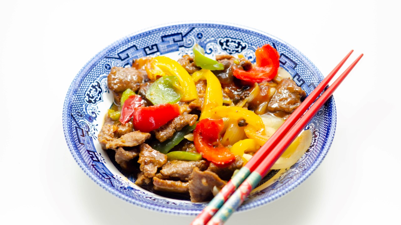 receta saludable wok ternera verduras