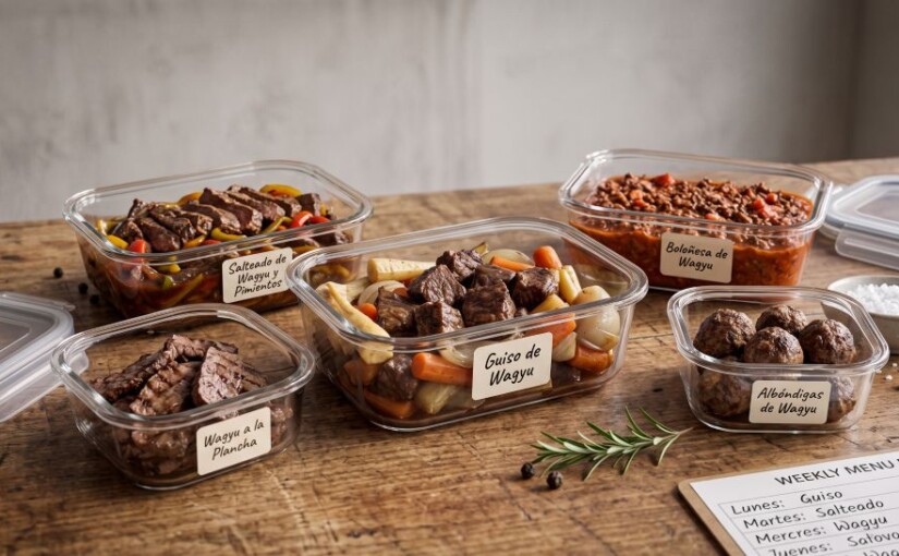 Batch cooking de carne: cómo organizar tus menús para la vuelta a la rutina